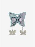 Bling Butterfly Drop Earrings, , hi-res