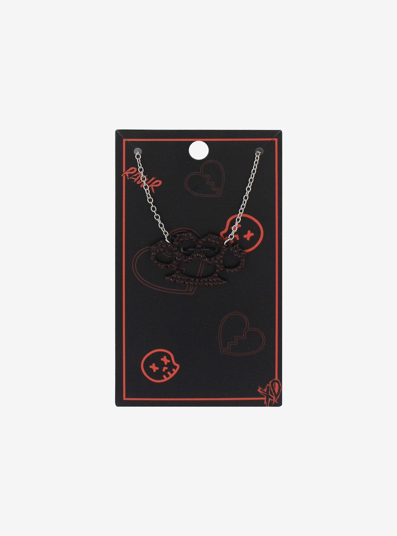 Brass knuckles store necklace hot topic