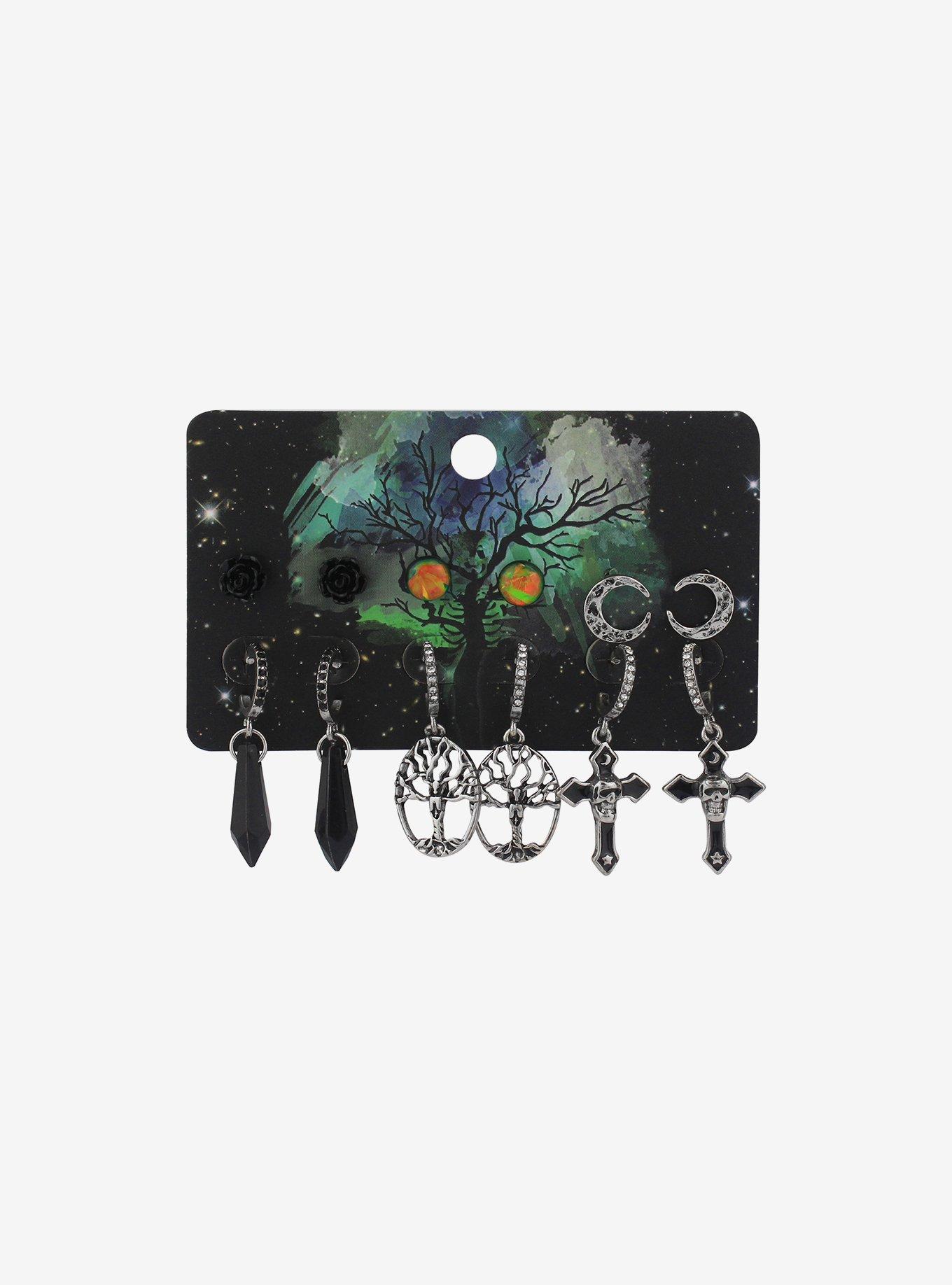 Tree Of Life Hoop & Stud Earring Set, , hi-res