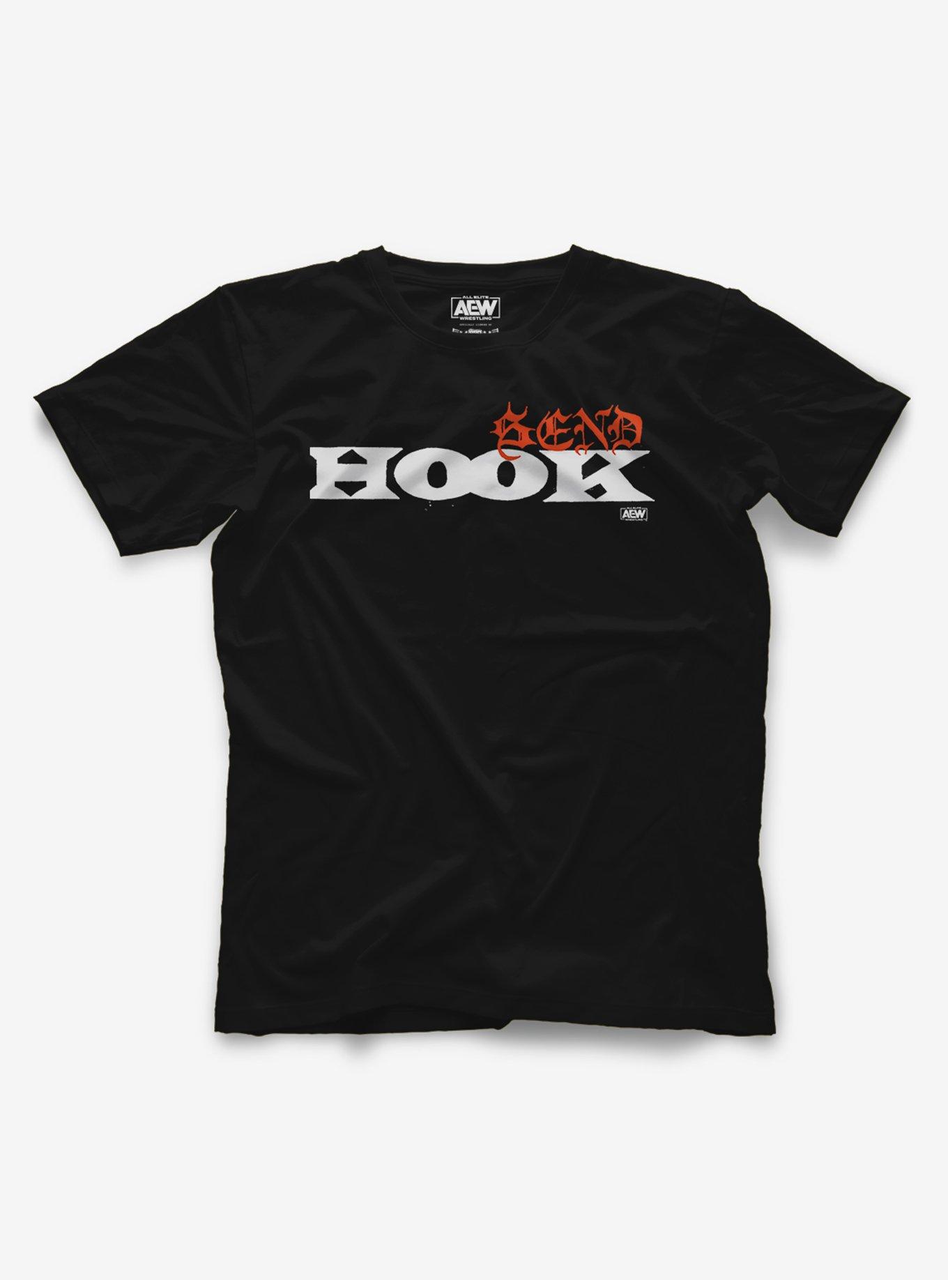 All Elite Wrestling Send Hook T-Shirt, BLACK, hi-res