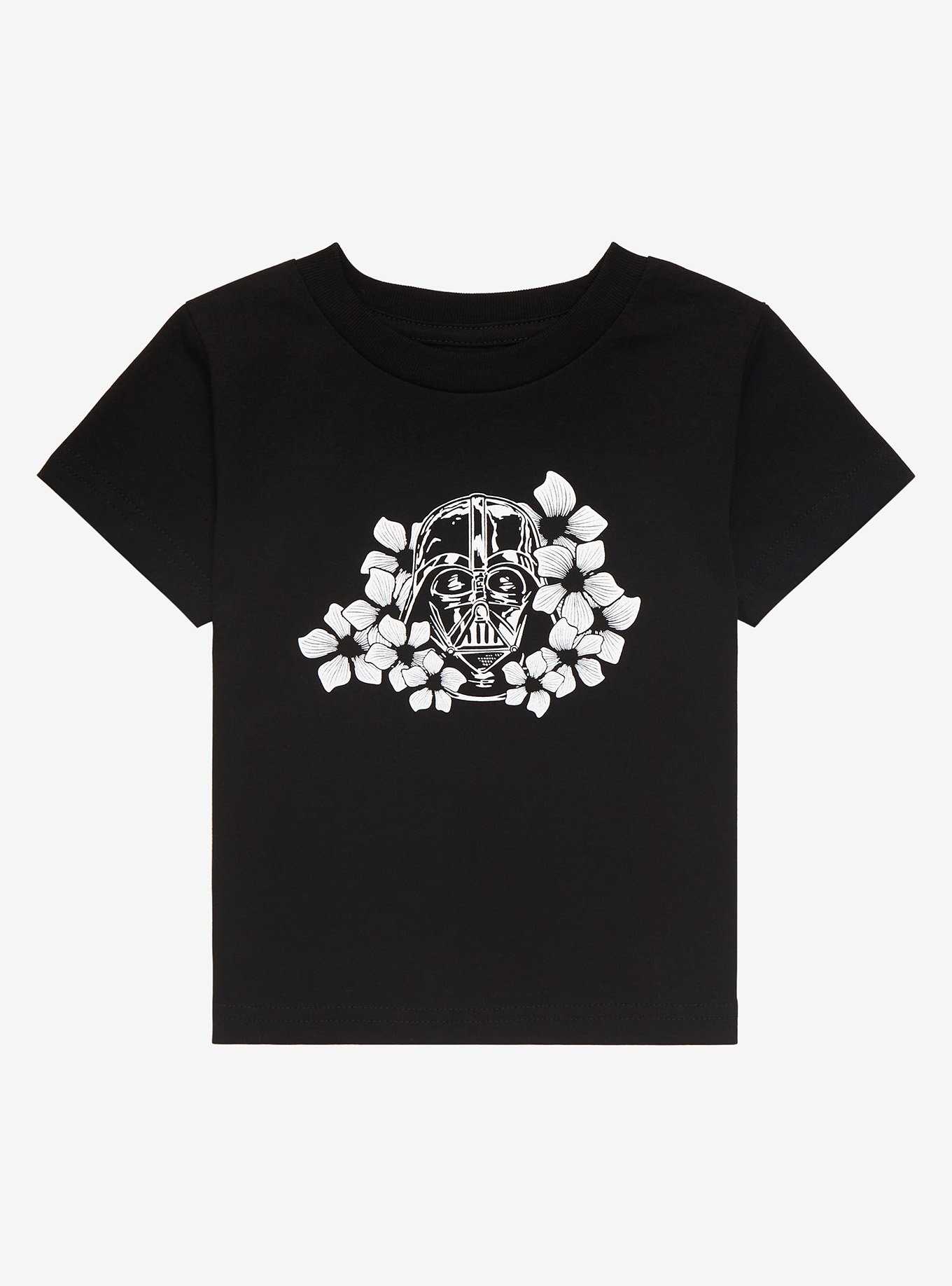Our Universe Star Wars Darth Vader Floral Toddler T-Shirt - BoxLunch Exclusive, , hi-res