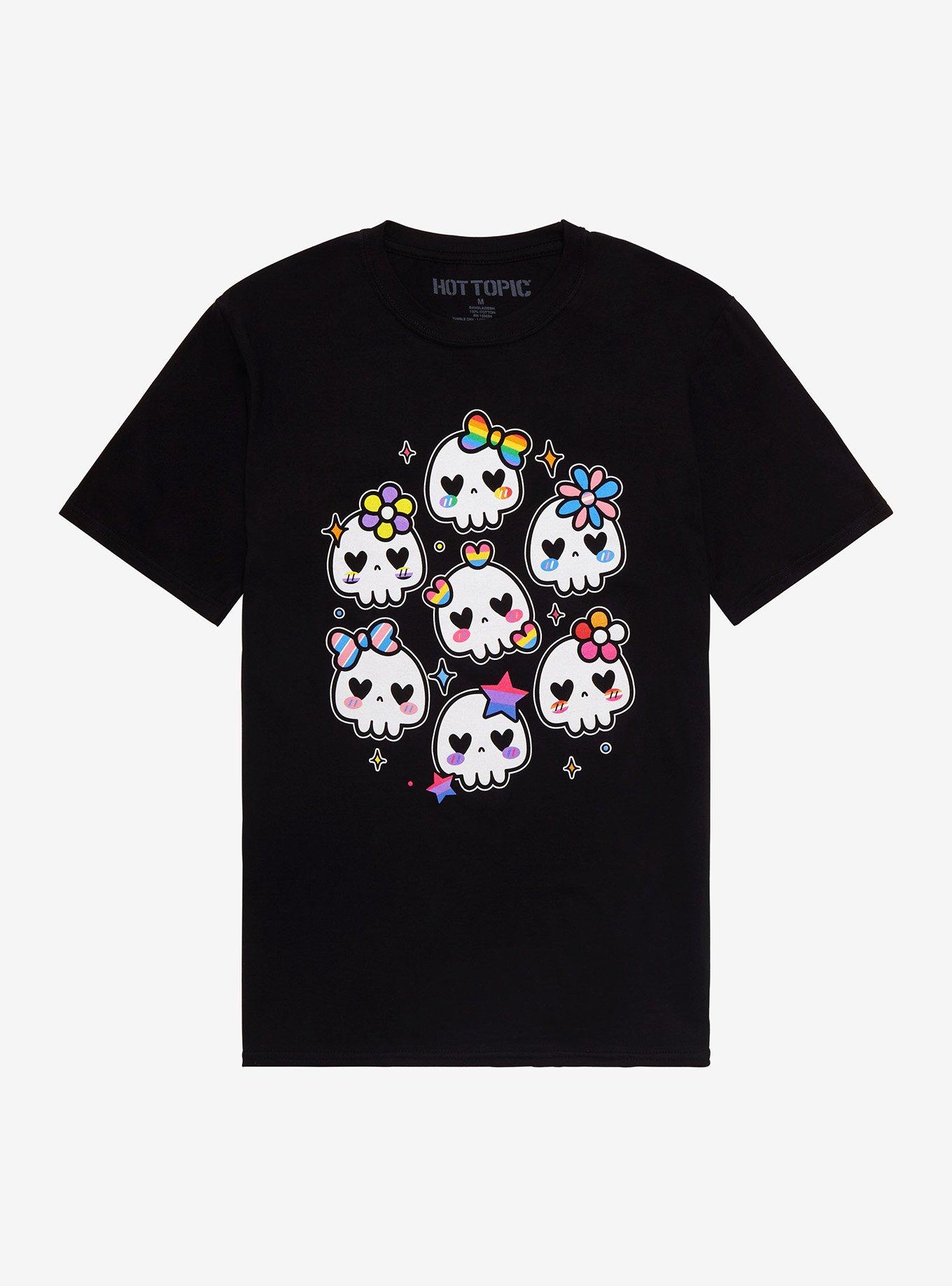 Pride Skulls Collage T-Shirt, MULTI, hi-res