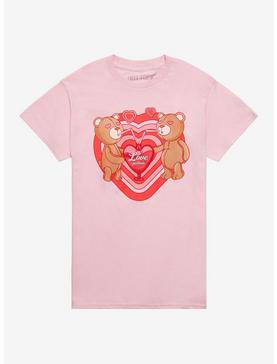 Bear Love Boyfriend Fit Girls T-Shirt, , hi-res