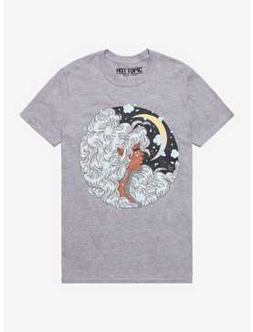 Celestial Moon Elf Boyfriend Fit Girls T-Shirt, , hi-res
