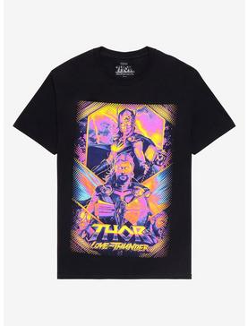 Marvel Thor: Love And Thunder Neon Poster T-Shirt, , hi-res
