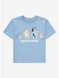 Bluey Group Dance Toddler T-Shirt - BoxLunch Exclusive , LIGHT BLUE, hi-res