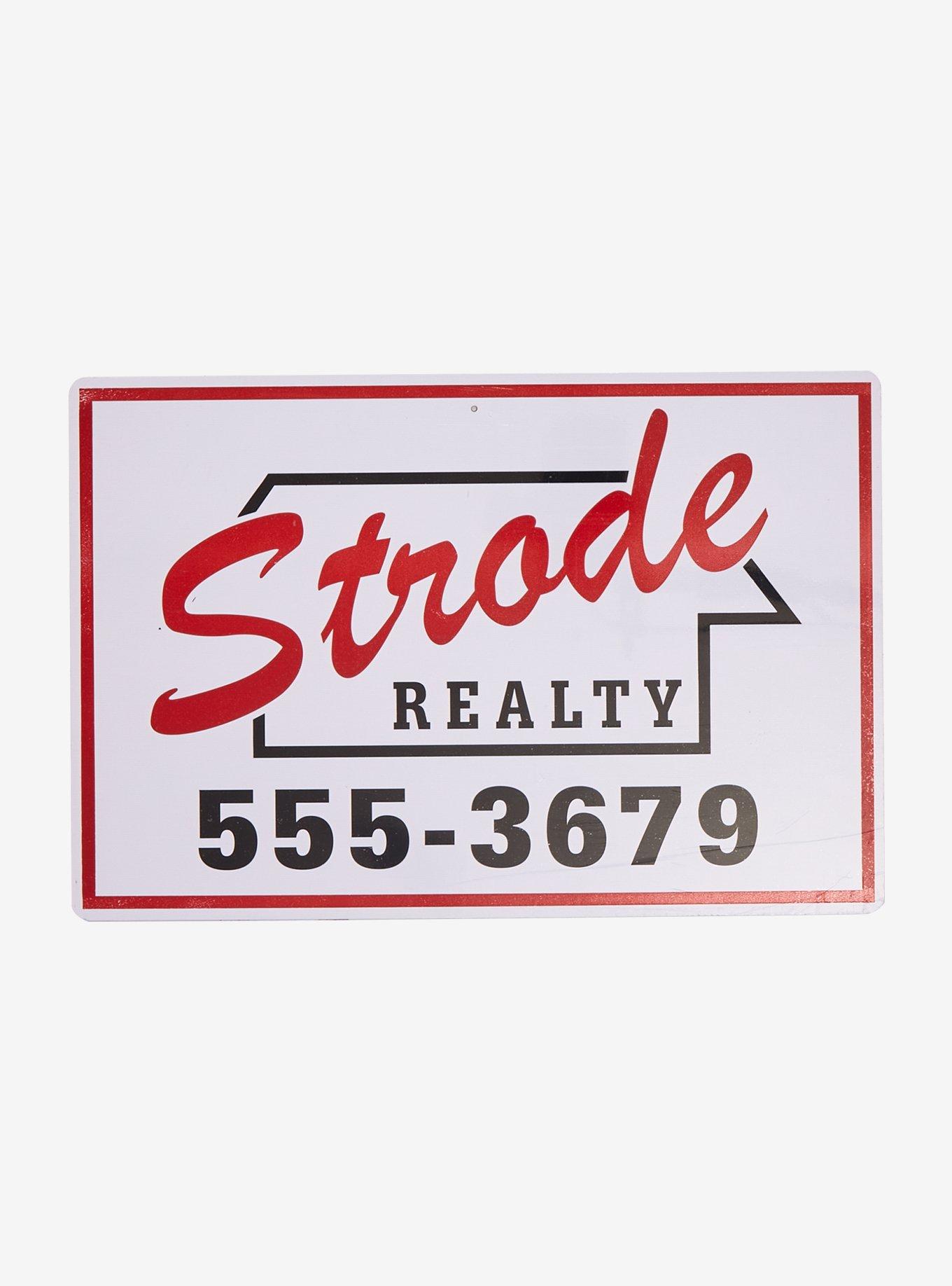 Halloween Strode Realty Tin Sign, , hi-res
