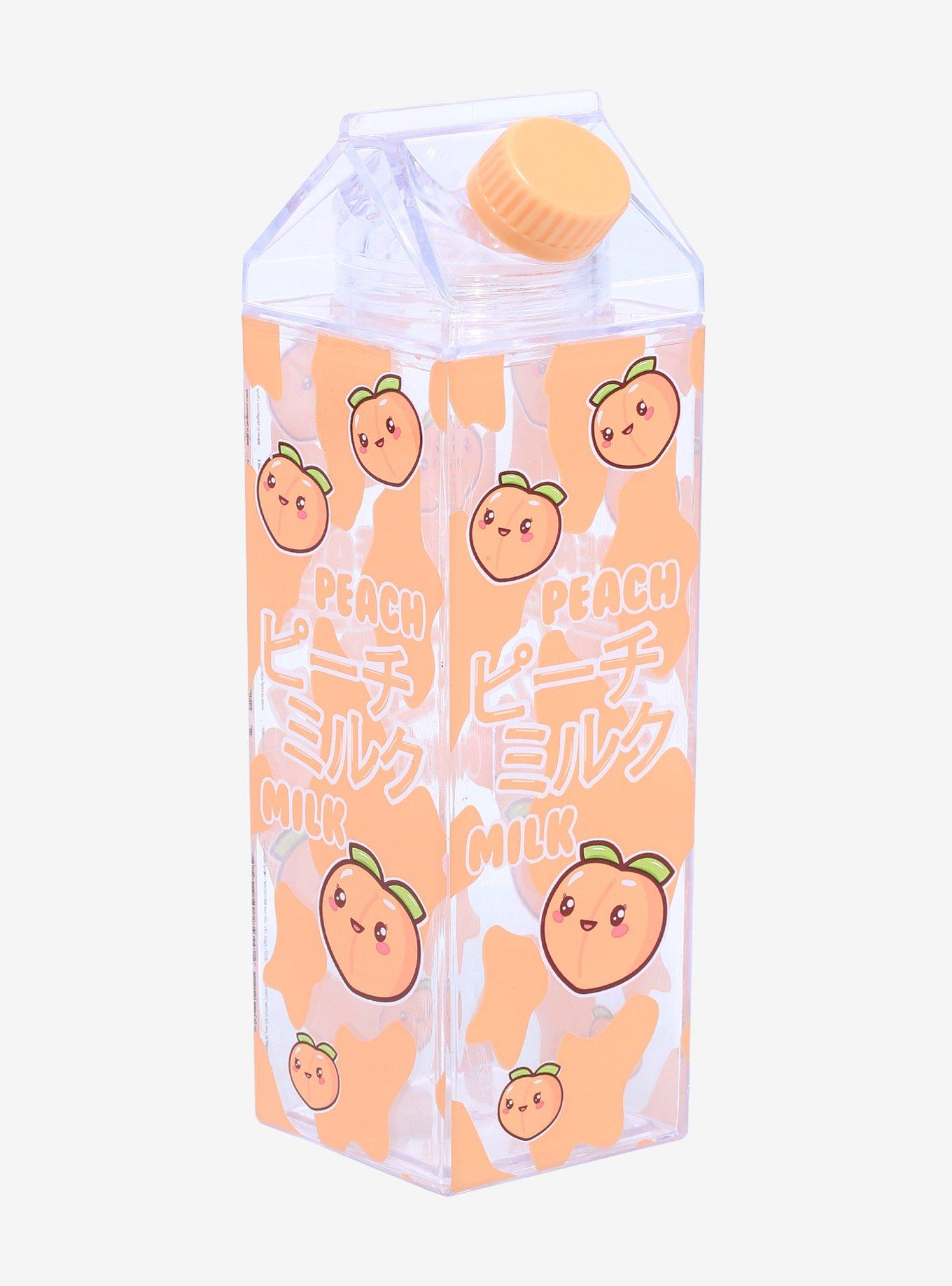 Peach Milk Carton Water Bottle, , hi-res