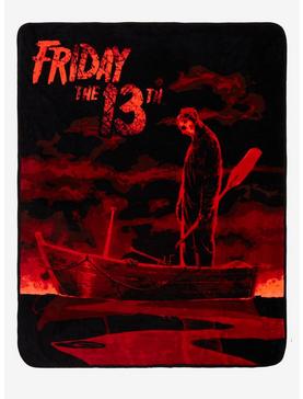 Friday The 13th Jason Red Throw Blanket, , hi-res