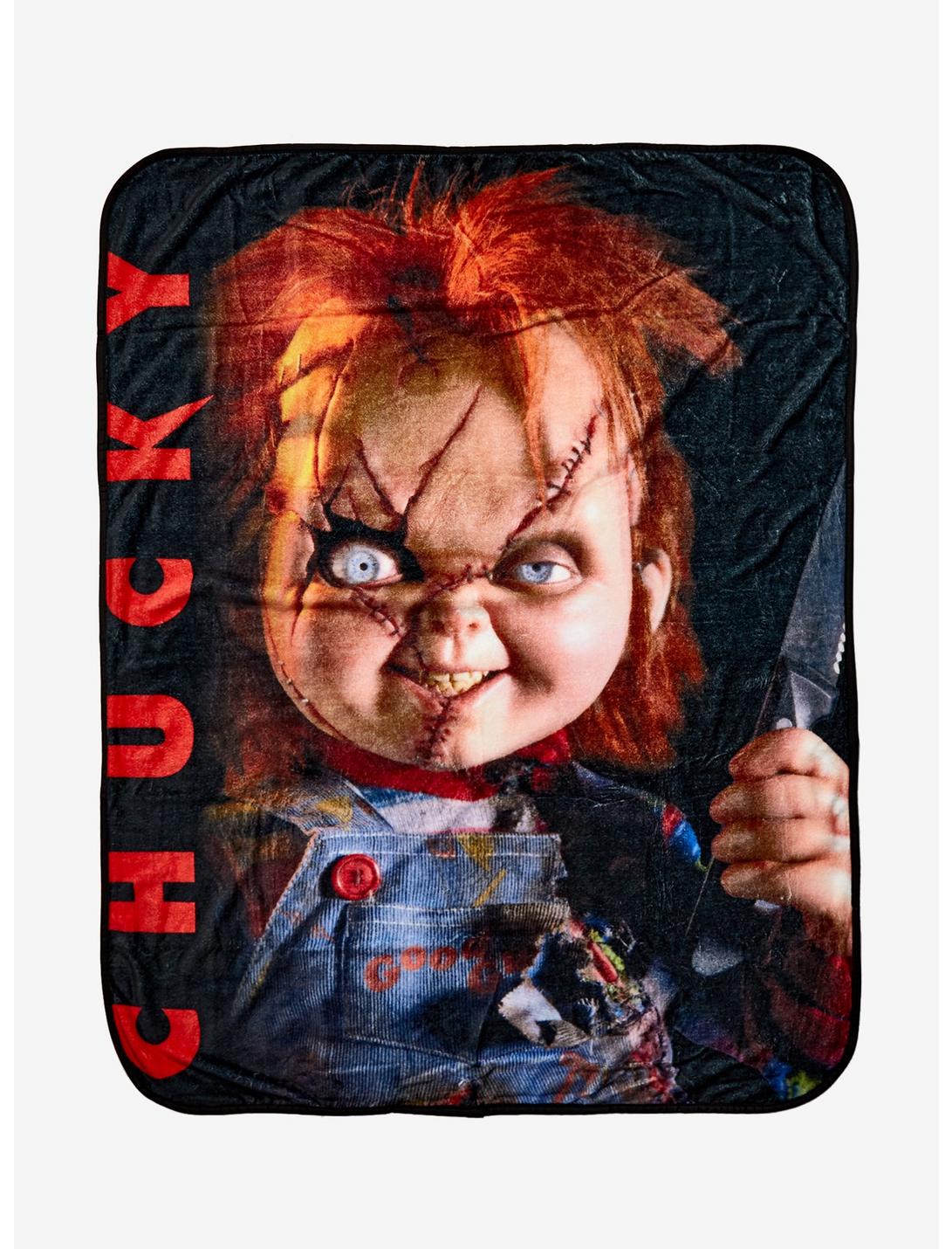 Child's Play Chucky Knife Throw Blanket, , hi-res