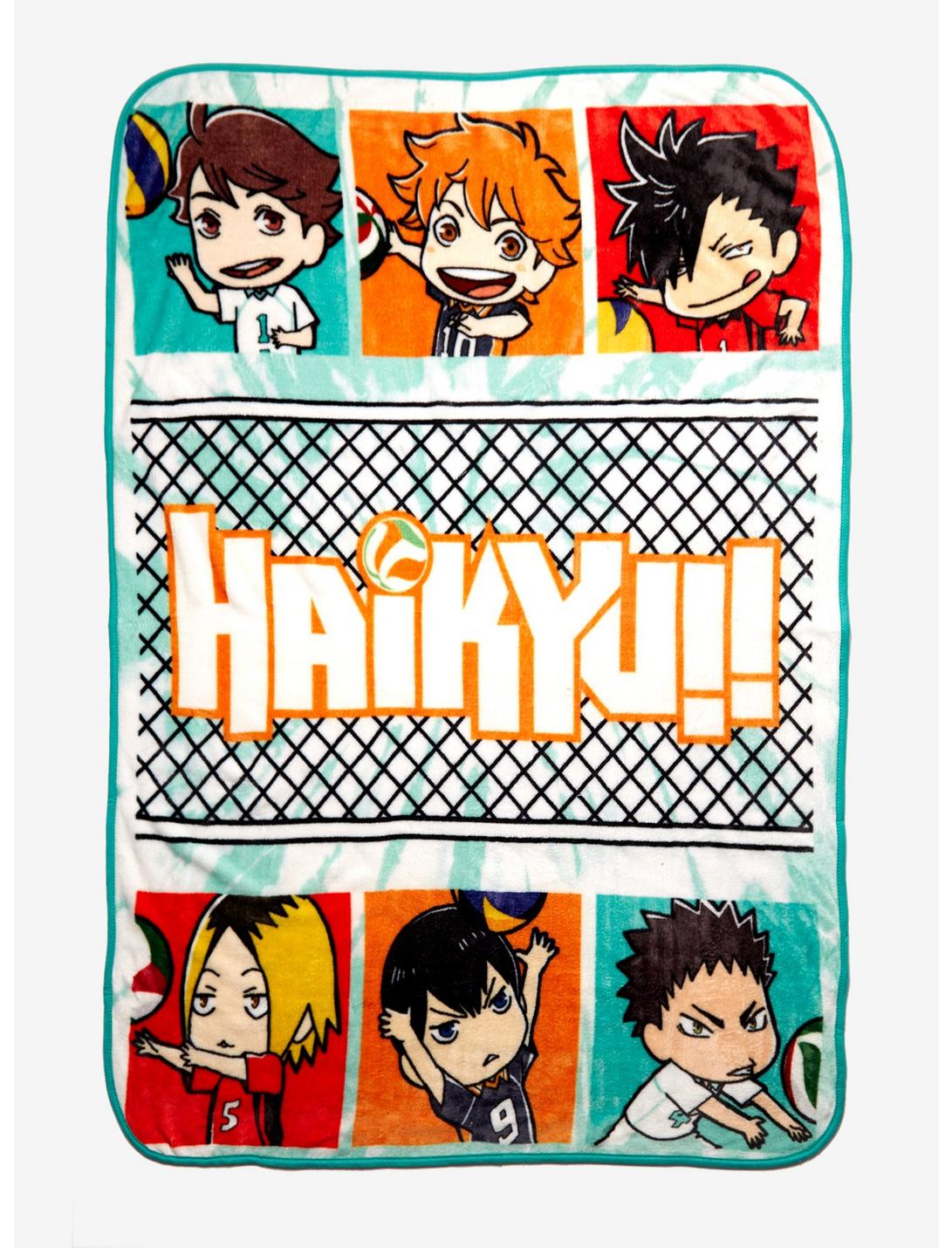 Haikyu!! Chibi Team Throw Blanket, , hi-res