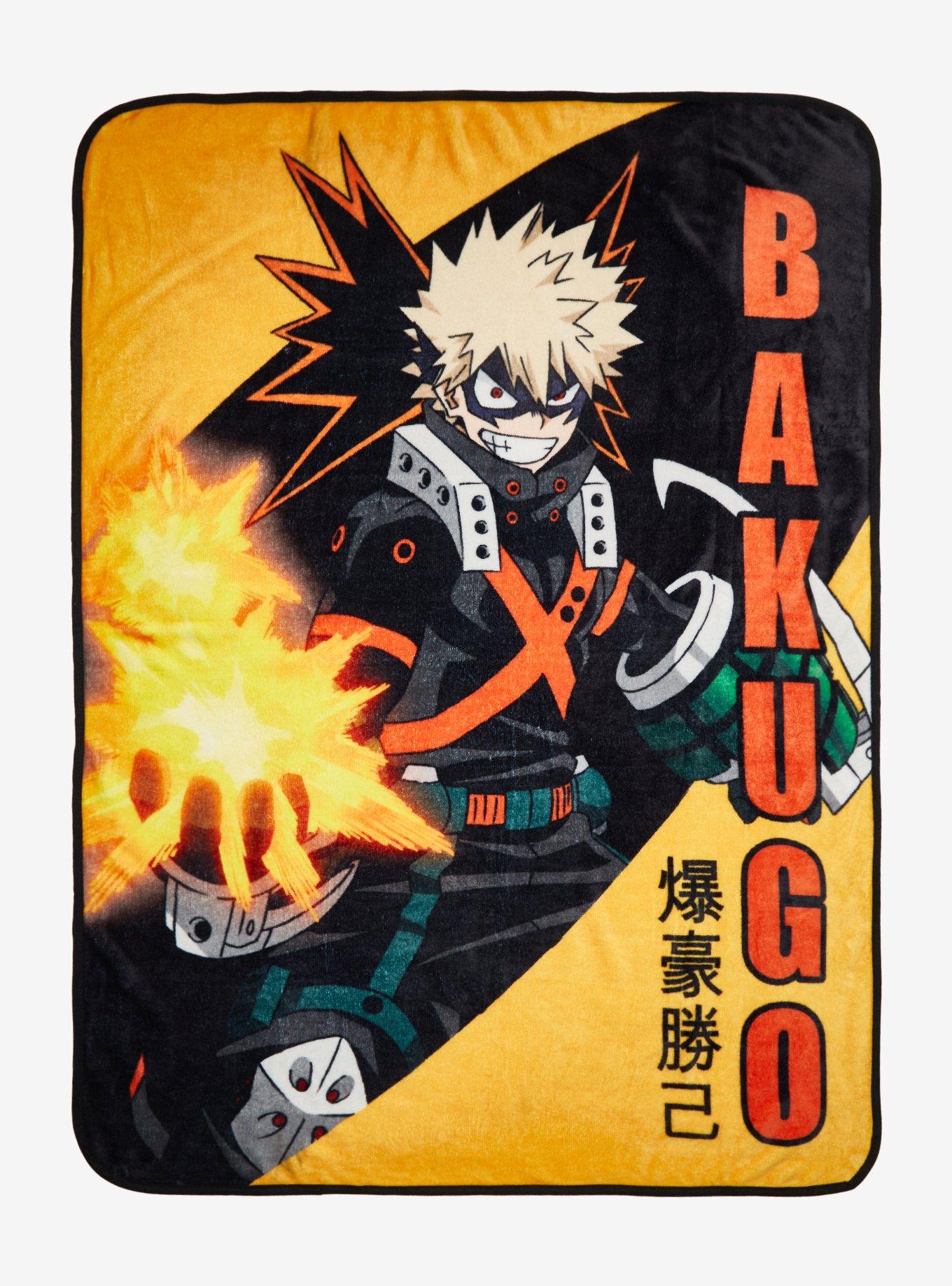 My Hero Academia Bakugo Throw Blanket