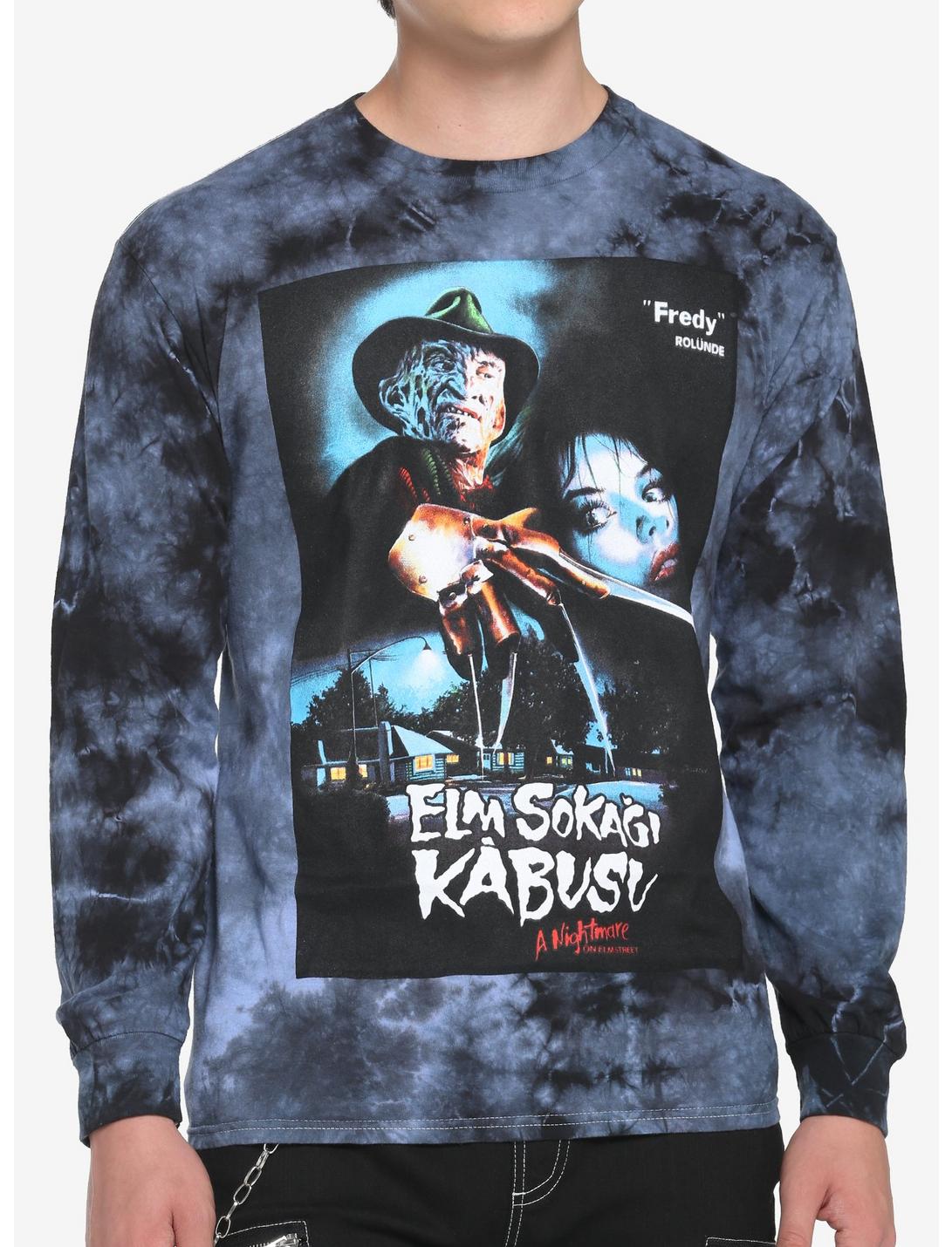 A Nightmare On Elm Street Poster Wash Long-Sleeve T-Shirt, MULTI, hi-res