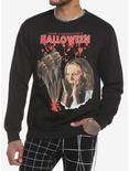 Halloween Laurie Strode Screaming Crewneck Sweatshirt, BLACK, hi-res