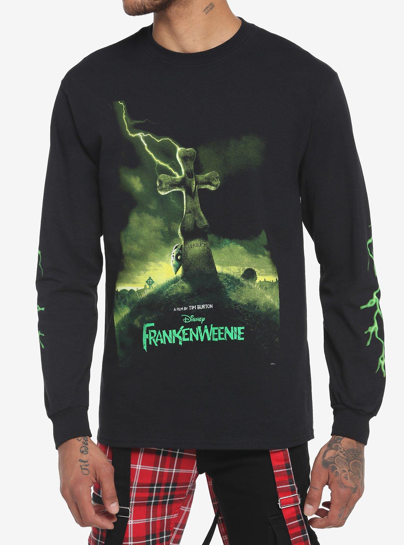 Frankenweenie Grave Long-Sleeve T-Shirt, BLACK, hi-res