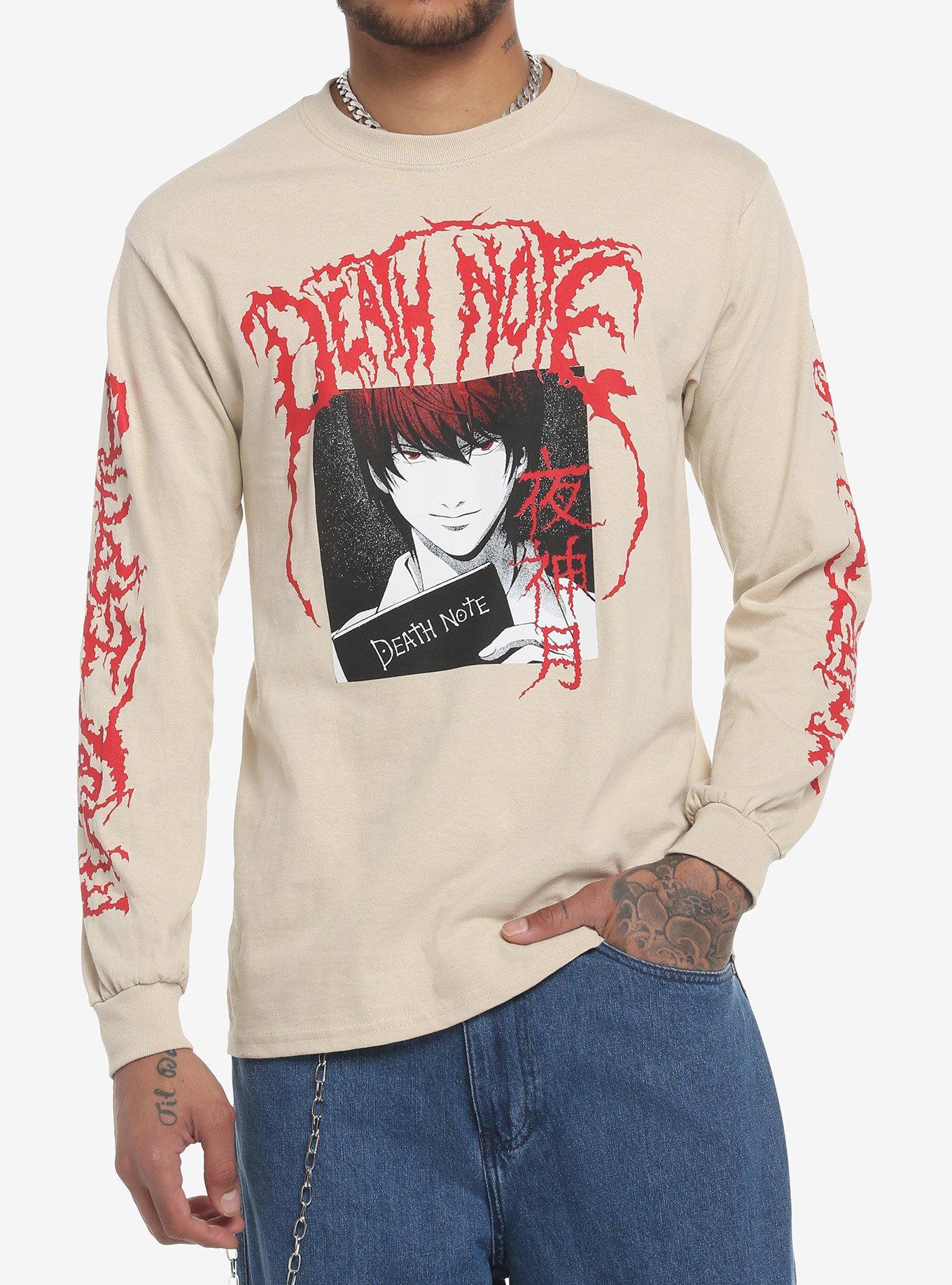 Death Note Light Yagami Heavy Metal Long-Sleeve T-Shirt | Hot Topic