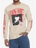 Death Note Light Yagami Heavy Metal Long-Sleeve T-Shirt, SAND, hi-res