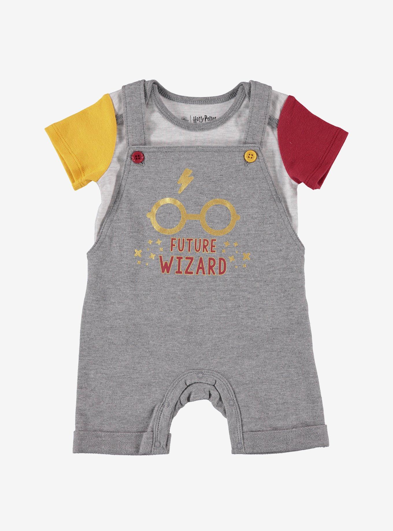 Harry Potter Future Wizard Infant Overall Set, MULTI, hi-res