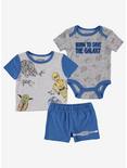 Star Wars Save the Galaxy Infant One-Piece Set, HEATHER GREY, hi-res