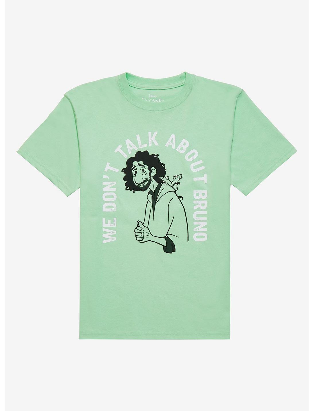 Disney Encanto We Don’t Talk About Bruno Youth T-Shirt - BoxLunch Exclusive, SAGE GREEN, hi-res