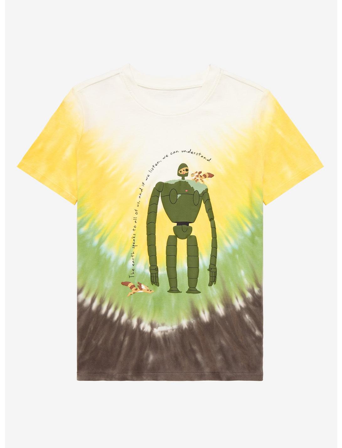 Studio Ghibli Castle in the Sky Robot Youth Tie-Dye T-Shirt - BoxLunch Exclusive, DIP DYE, hi-res
