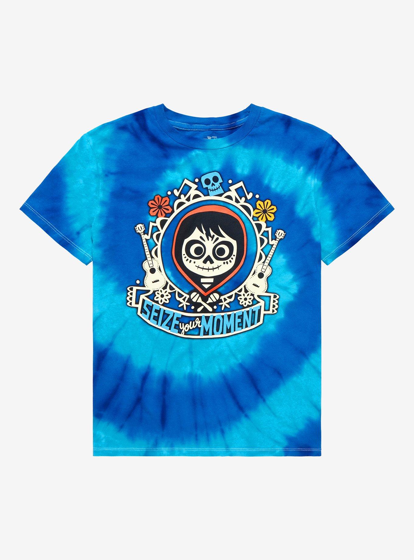 Disney Pixar Coco Seize Your Moment Youth Tie-Dye T-Shirt, TIE DYE, hi-res