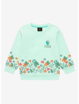Disney Moana Embroidered Floral Toddler Crewneck - BoxLunch Exclusive, , hi-res