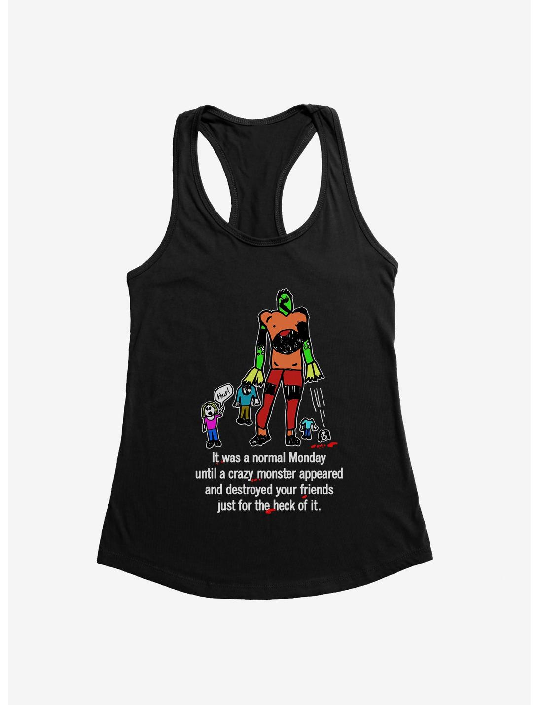 ICreate Crazy Monster Appears Womens Tank Top, , hi-res