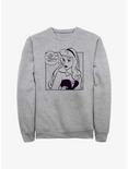 Plus Size Disney Sleeping Beauty Aurora Comic Sweatshirt, ATH HTR, hi-res