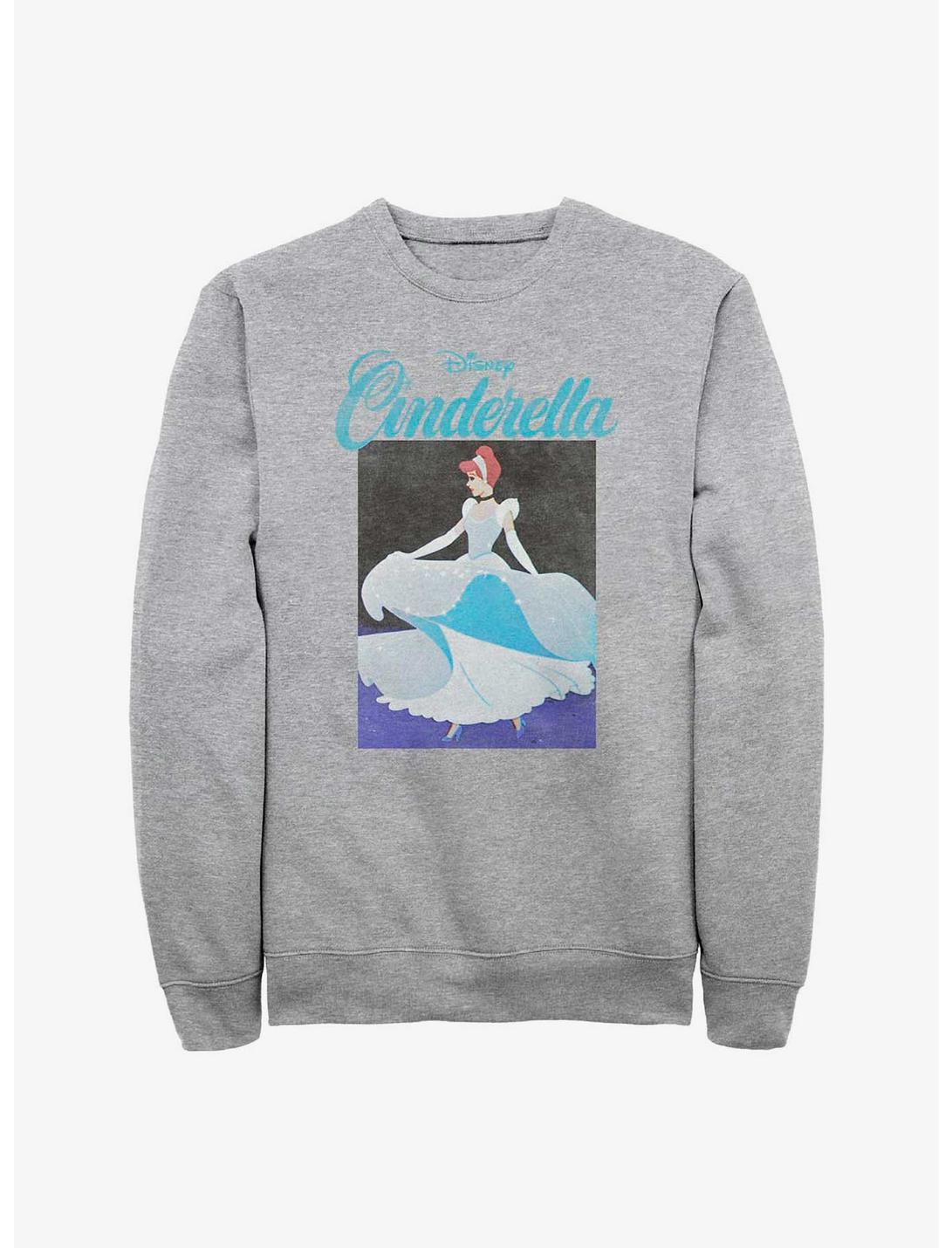 Disney Cinderella Cindy Squared Sweatshirt, ATH HTR, hi-res