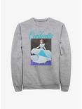 Disney Cinderella Cindy Squared Sweatshirt, ATH HTR, hi-res