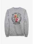 Disney Beauty and the Beast Gaston Lift Sweatshirt, ATH HTR, hi-res