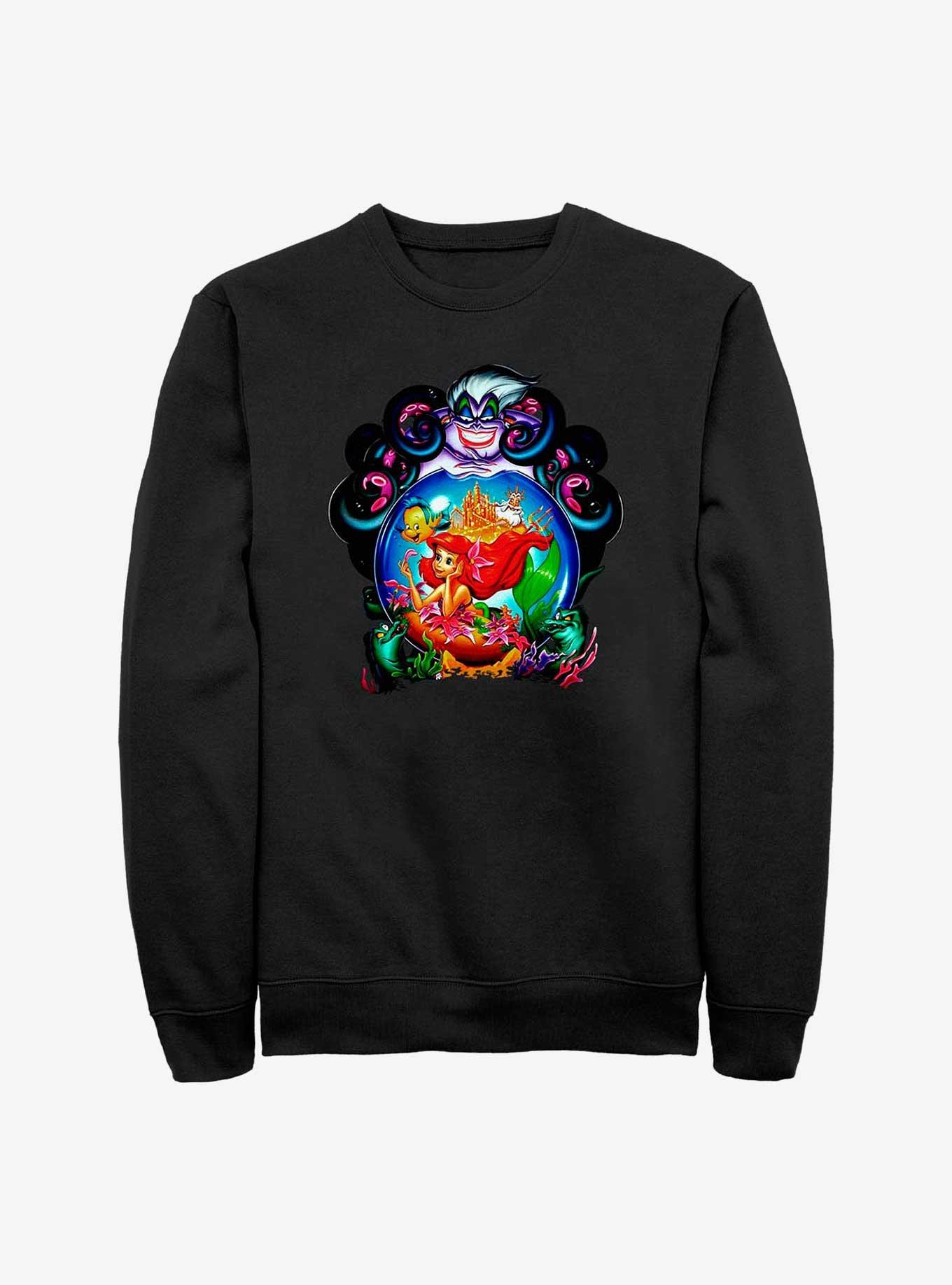 Disney The Little Mermaid Lurksula Sweatshirt, BLACK, hi-res