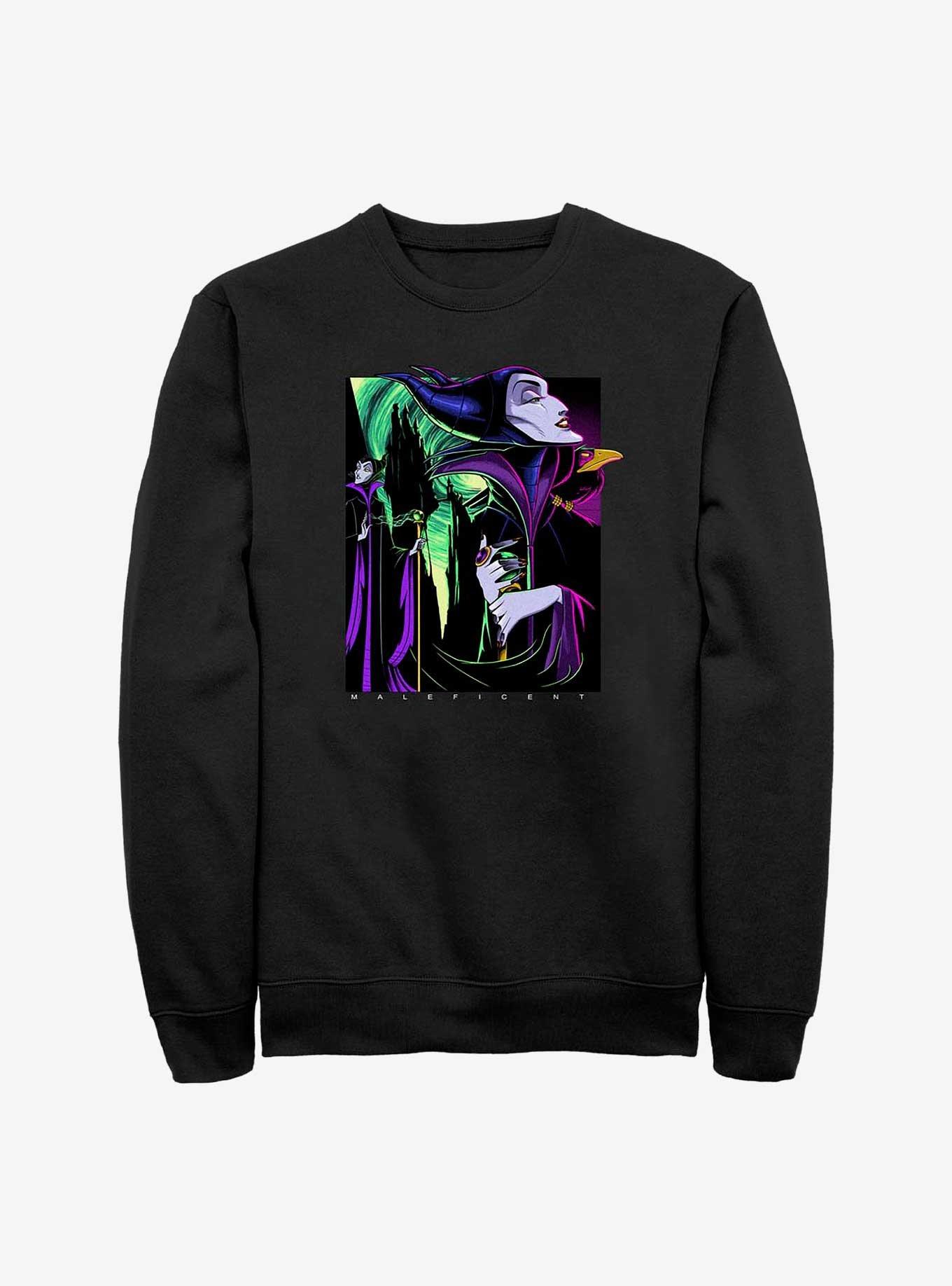 Disney Sleeping Beauty Maleficent Mistress Of Evil Sweatshirt, BLACK, hi-res