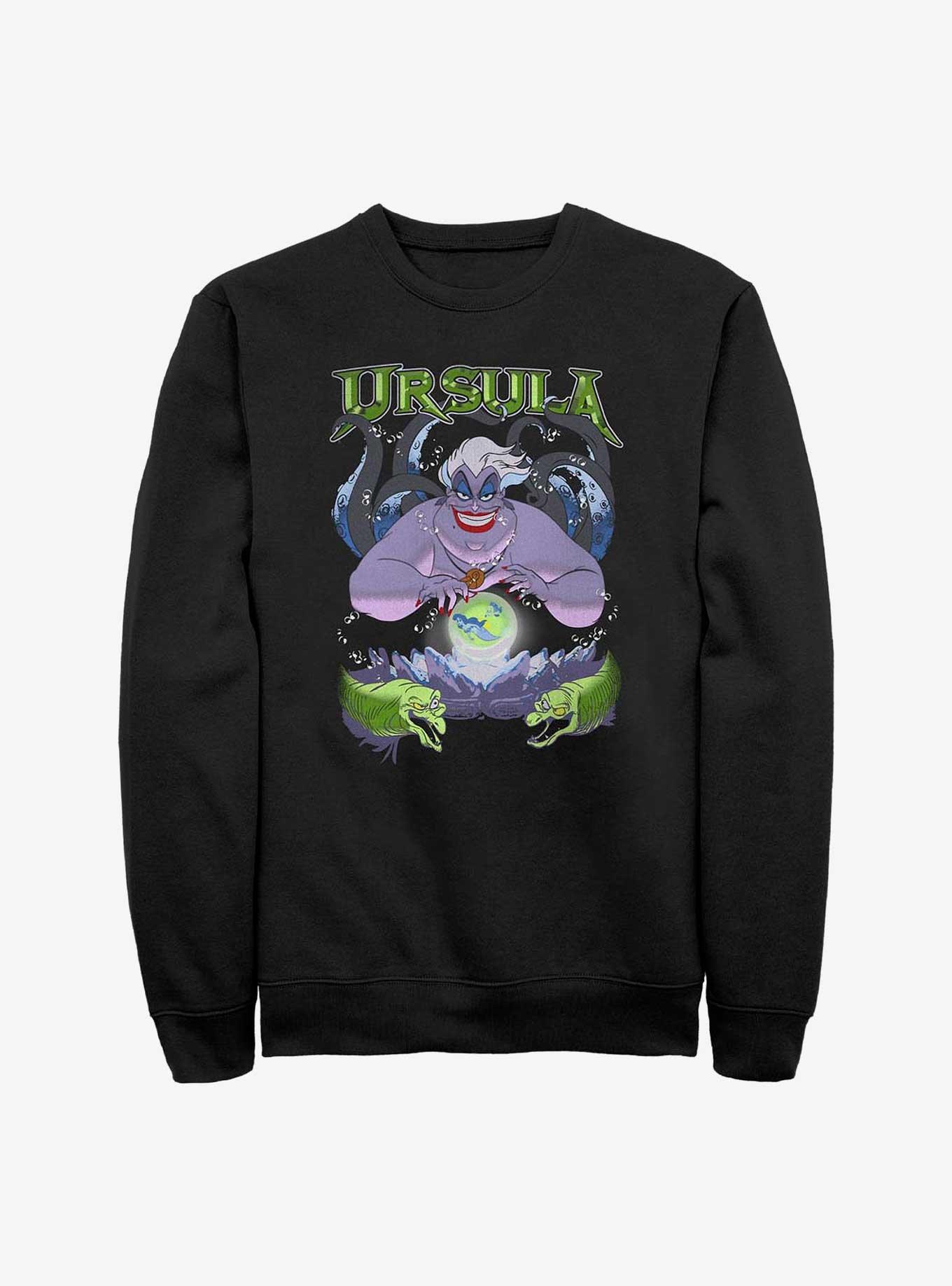 Disney The Little Mermaid Ursula Charm Sweatshirt, BLACK, hi-res