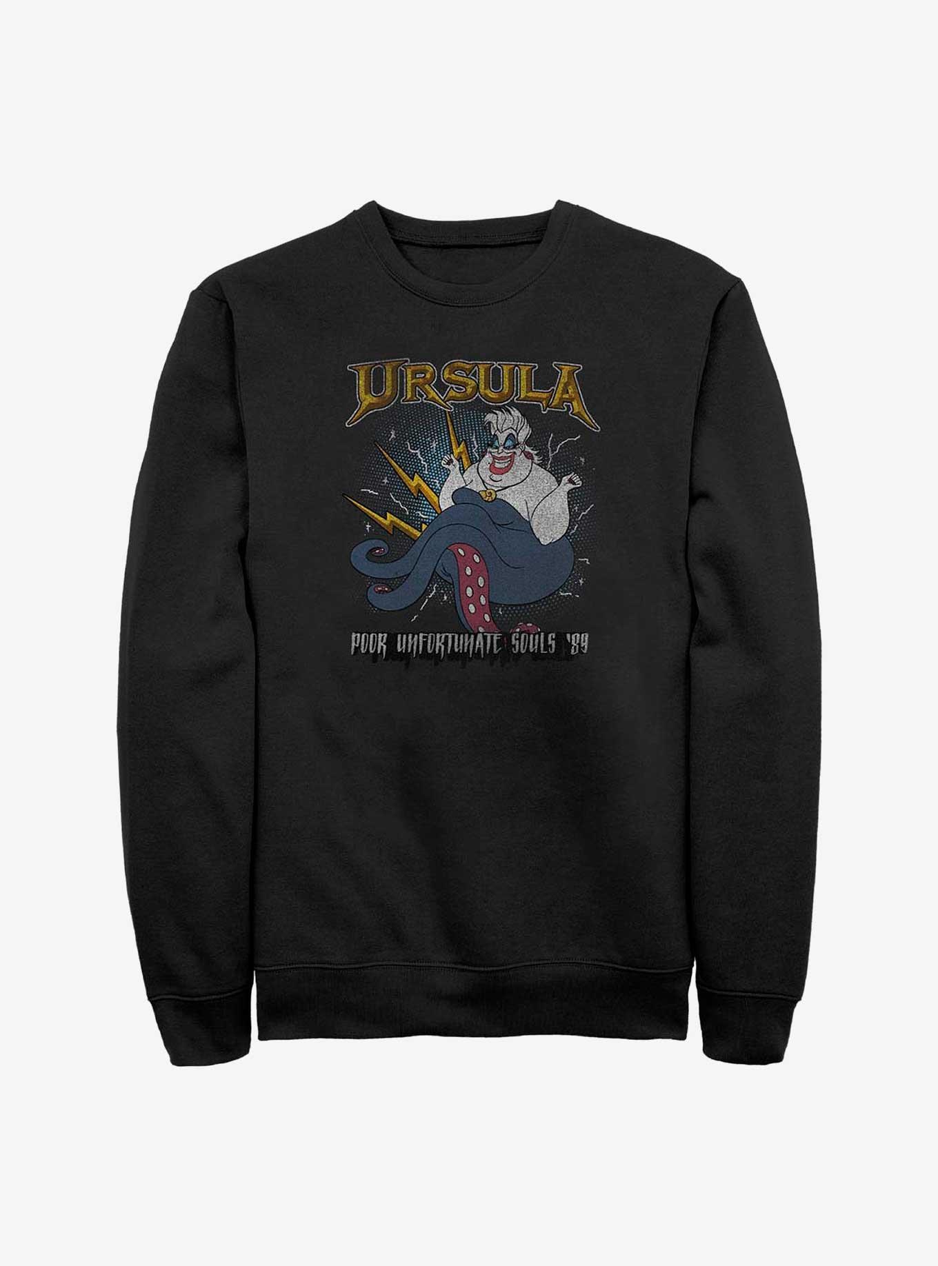 Disney The Little Mermaid Ursula The Unfortunate Sweatshirt, BLACK, hi-res