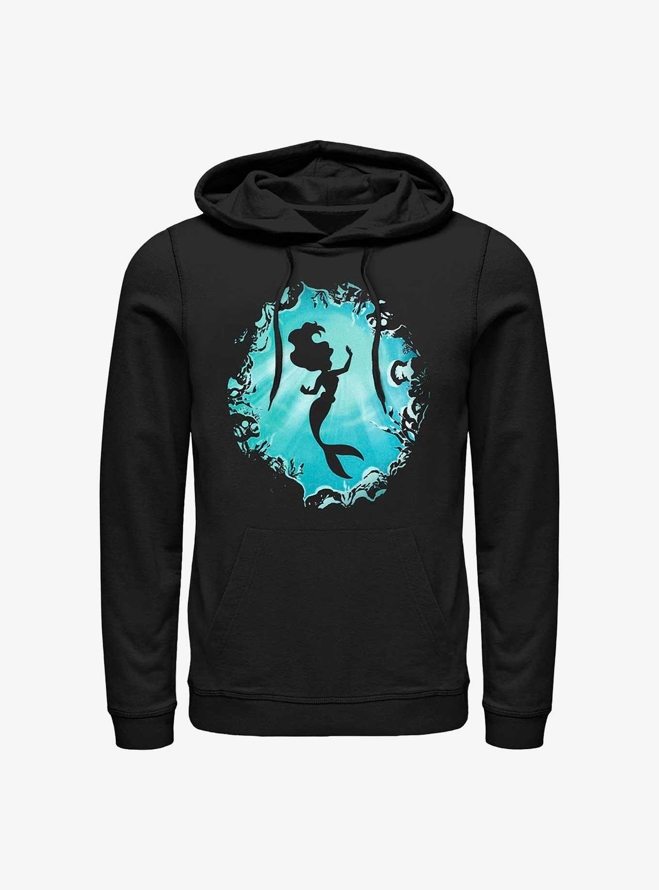 Disney The Little Mermaid Ariels Grotto Hoodie, BLACK, hi-res