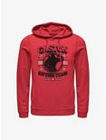 Disney Beauty and the Beast Gaston Gym Hoodie, RED, hi-res