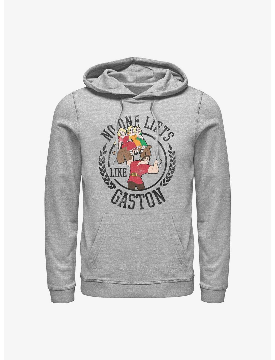 Disney Beauty and the Beast Gaston Lift Hoodie, ATH HTR, hi-res