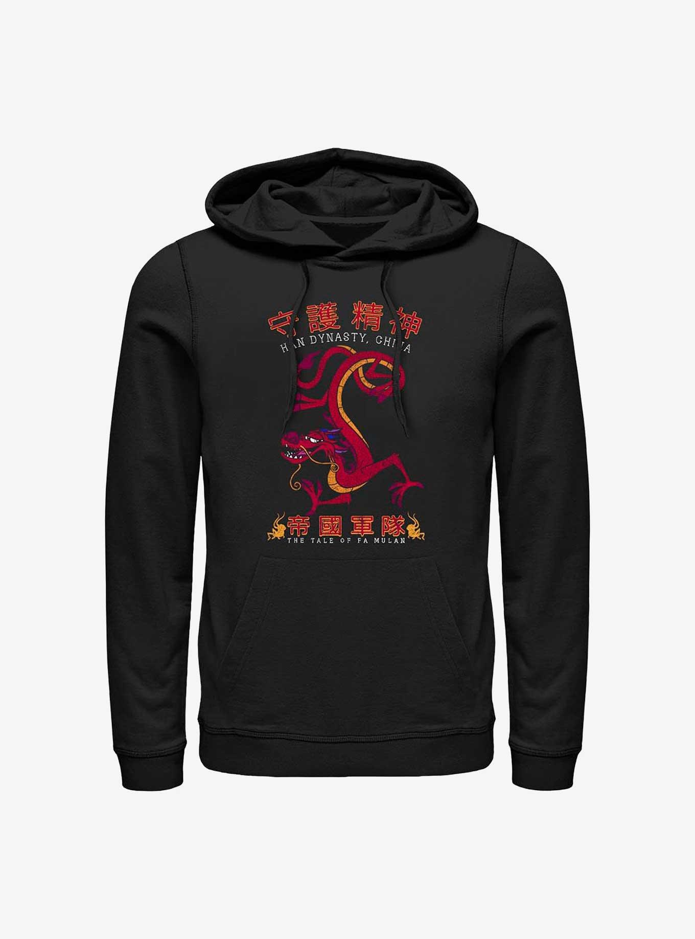 Disney Mulan Mushu Dragon Hoodie, BLACK, hi-res