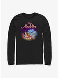 Disney Aladdin Aladdin VHS Distress Long-Sleeve T-Shirt, BLACK, hi-res