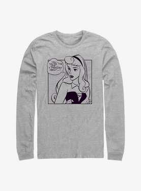 Disney Sleeping Beauty Aurora Comic Long-Sleeve T-Shirt, ATH HTR, hi-res