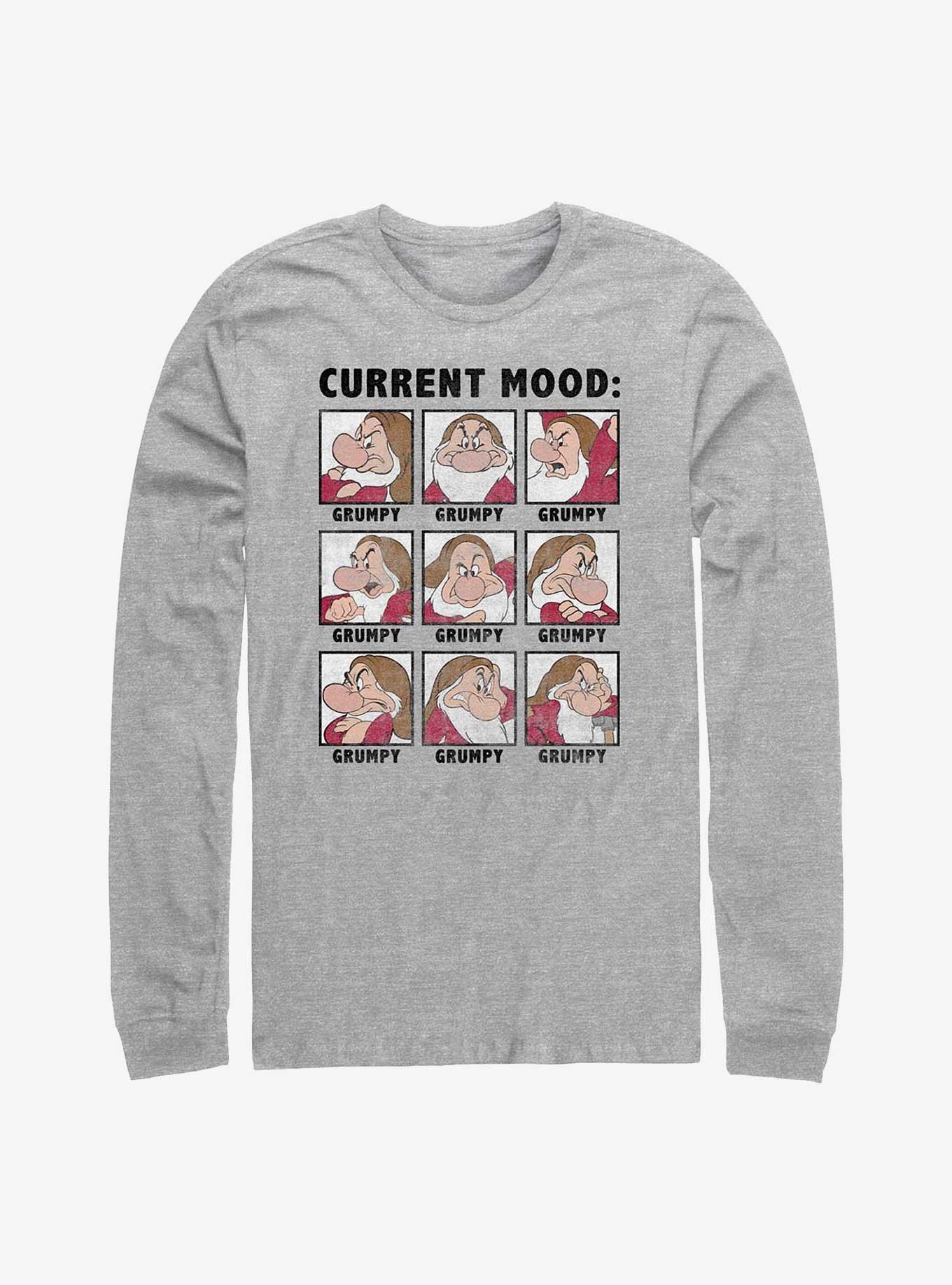 Disney Snow White and the Seven Dwarfs Current Mood Grumpy Long-Sleeve T-Shirt, , hi-res