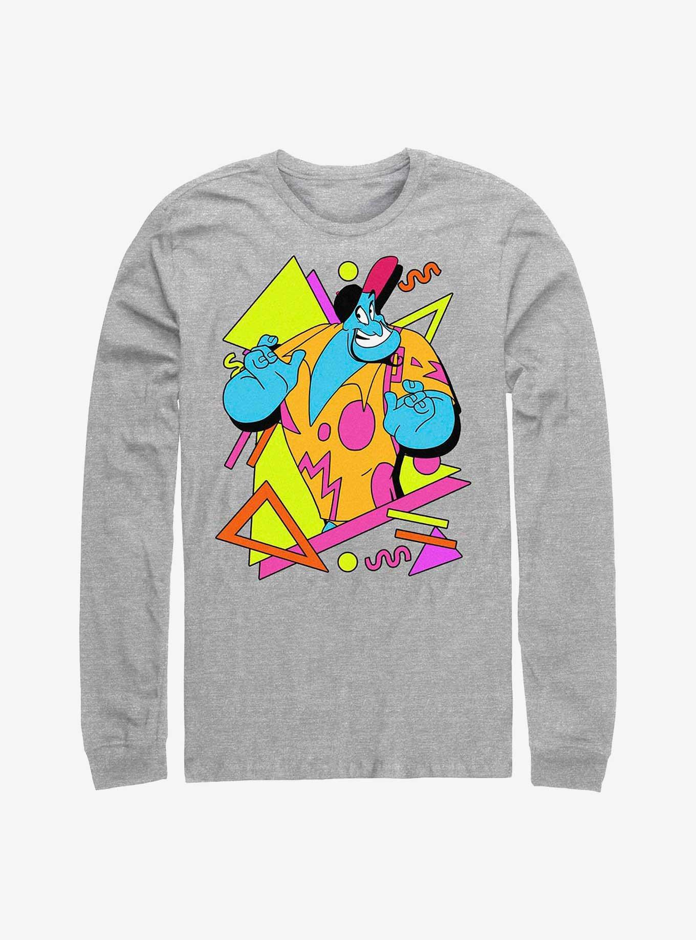 Disney Aladdin Rad Genie Long-Sleeve T-Shirt, ATH HTR, hi-res