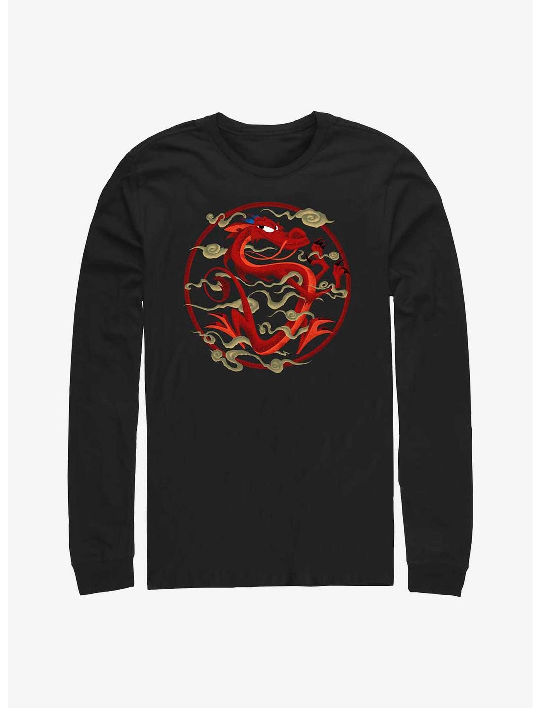 Disney Mulan Serpentine Salvation Long-Sleeve T-Shirt, BLACK, hi-res