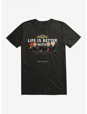 Friends Chibi Life Is Better T-Shirt, , hi-res