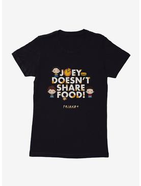 Friends Chibi Joey Doesn't Share Food Womens T-Shirt, , hi-res