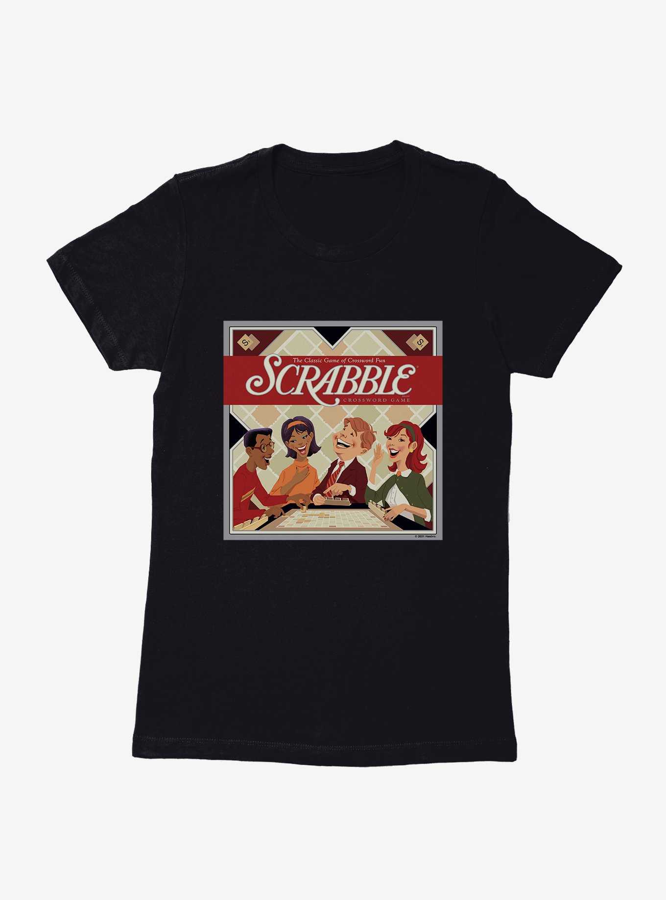 Scrabble Retro Box Womens T-Shirt, , hi-res