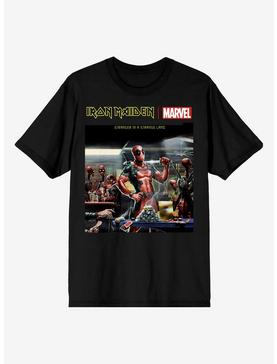 Plus Size Marvel Iron Maiden Deadpool Stranger In A Strange Land T-Shirt, , hi-res