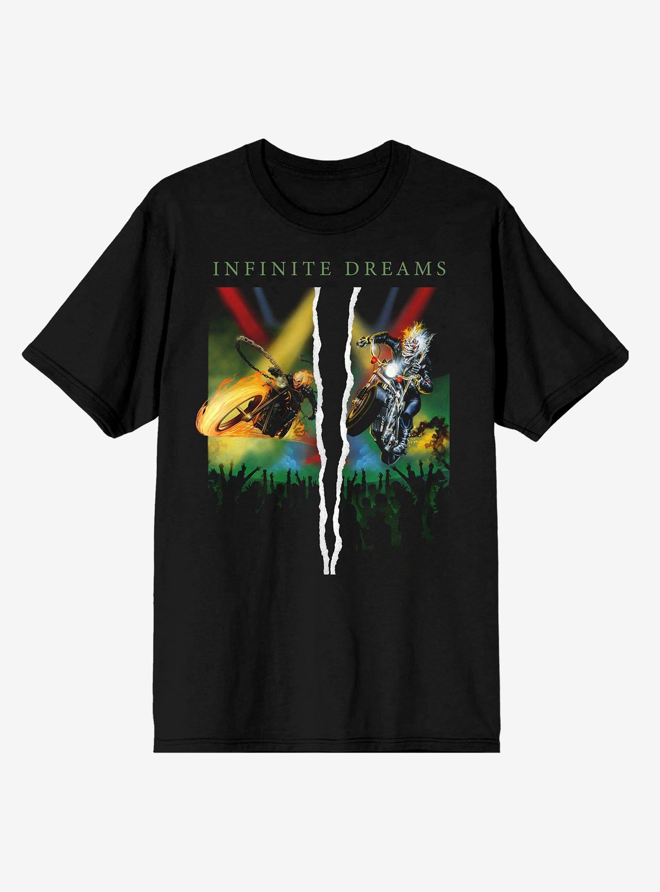 Marvel Iron Maiden Ghostrider Infinite Dreams T-Shirt, BLACK, hi-res